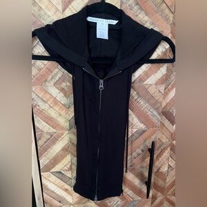 Veronica Beard Black Dickey Hoodie